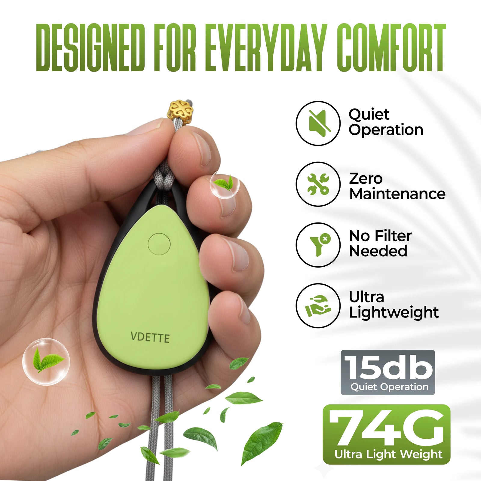 Intelligent Plasma Air Sterilizer Necklace