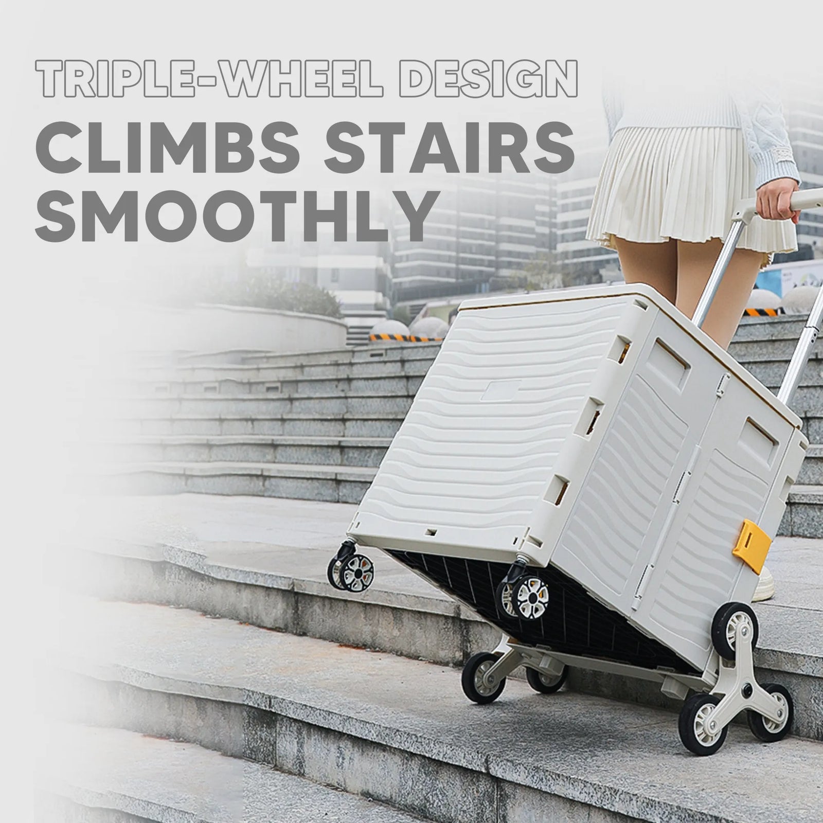 Premium Upgraded Foldable Trolley Cart