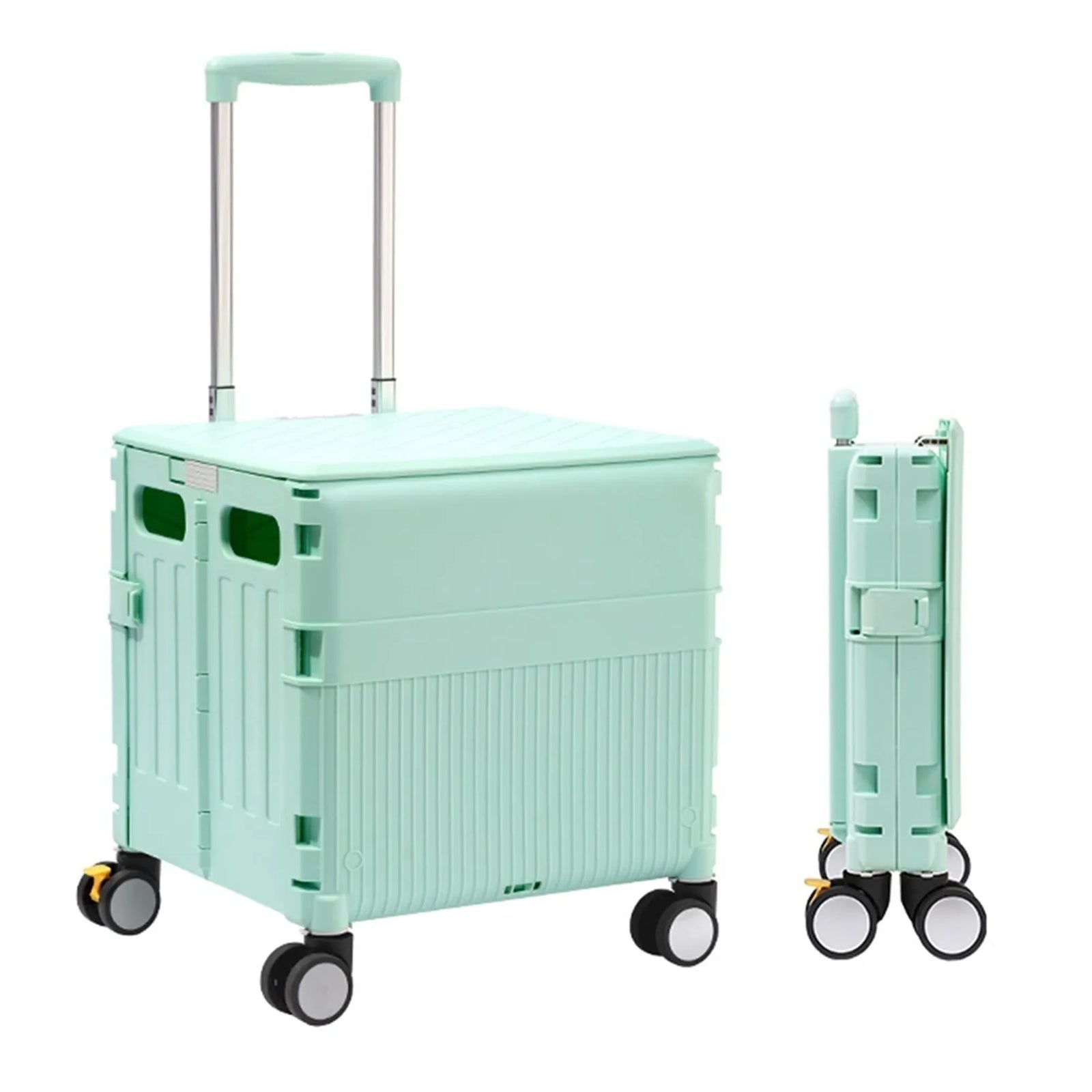 Multifunctional Grocery Shopping Supermarket Folding Trolley Cart