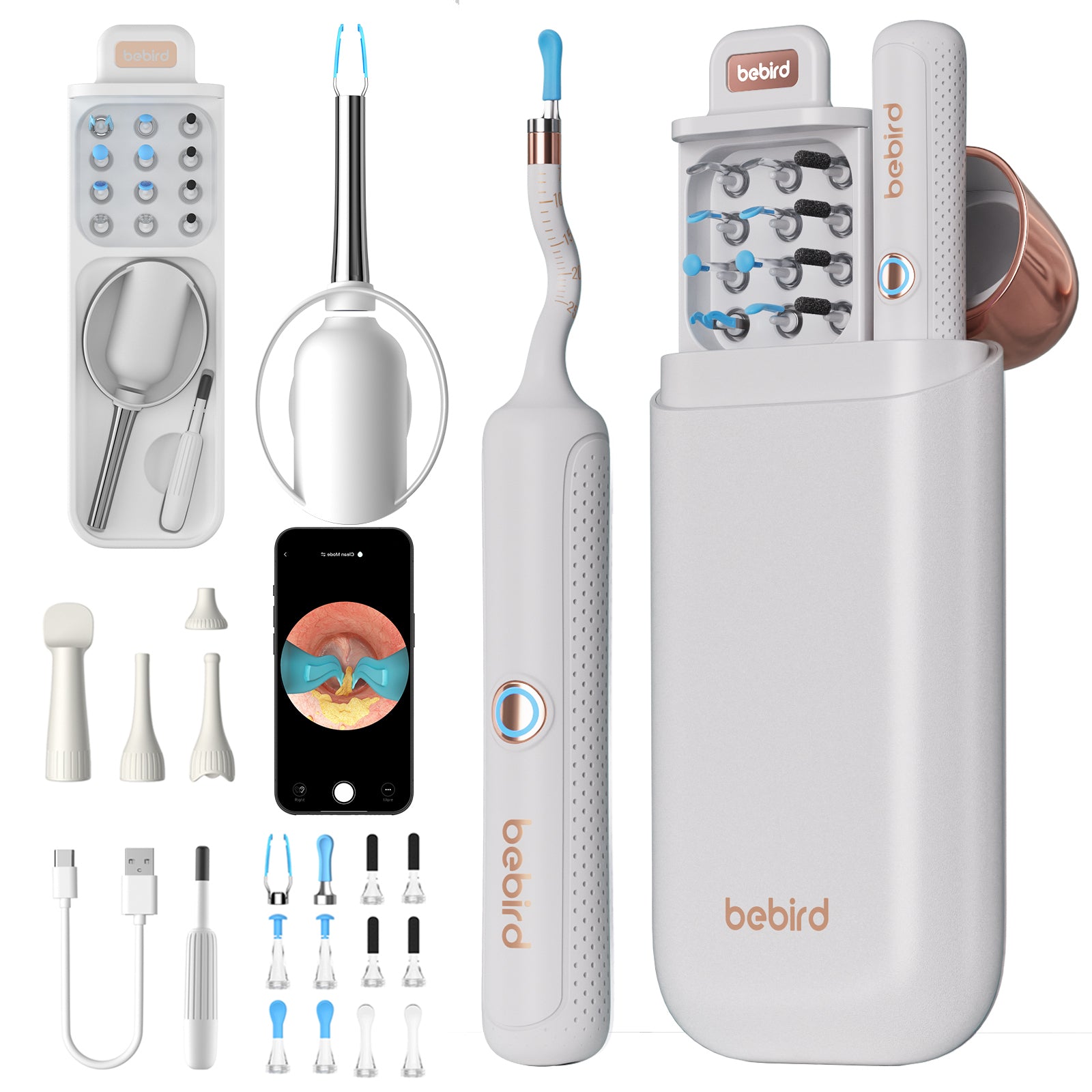 Bebird Earsight Plus Earwax Removal Tool Kit with HD Camera