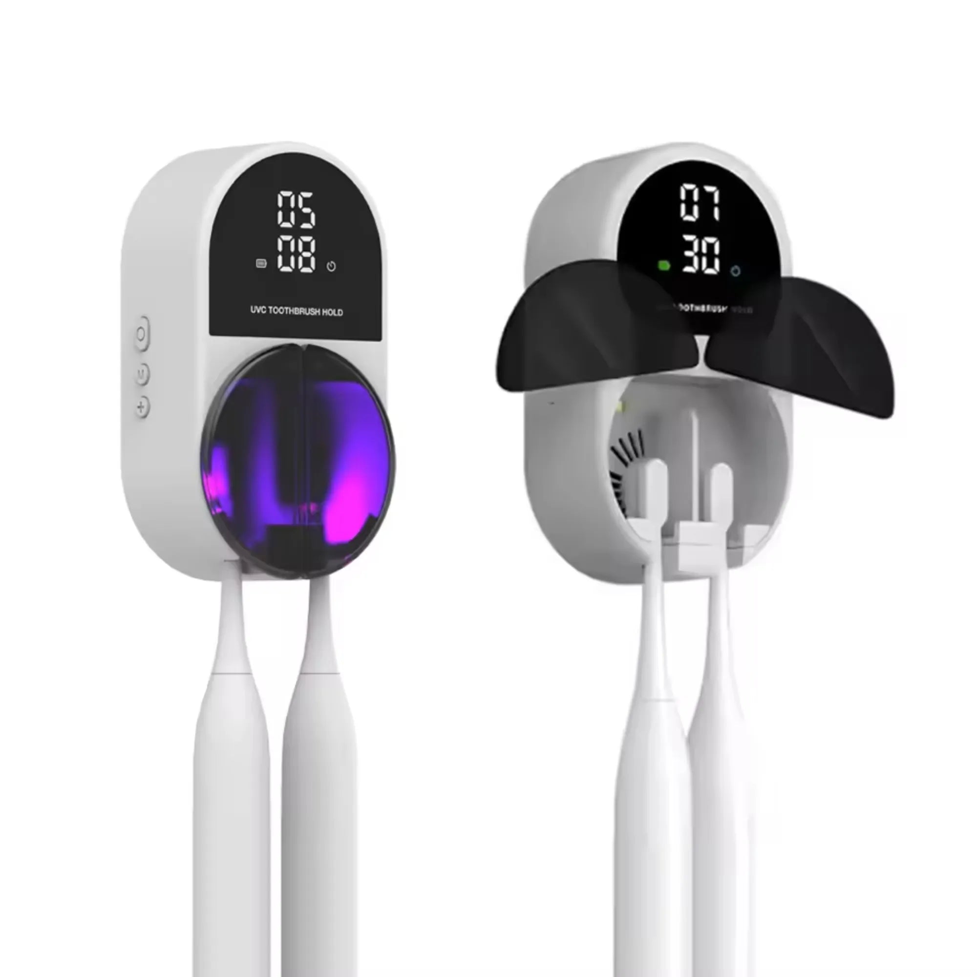 Portable Rechargeable UV Light Sterilizing Toothbrush Holder