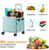Multifunctional Grocery Shopping Supermarket Folding Trolley Cart
