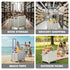 Multifunctional Grocery & Supermarket Round Edge Folding Shopping Trolley Cart