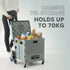 Super Strong Foldable Rolling Cart-Lightweight Collapsible Folding Trolley